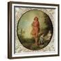The Proud Man, 1715-Jean Antoine Watteau-Framed Giclee Print