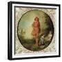 The Proud Man, 1715-Jean Antoine Watteau-Framed Giclee Print