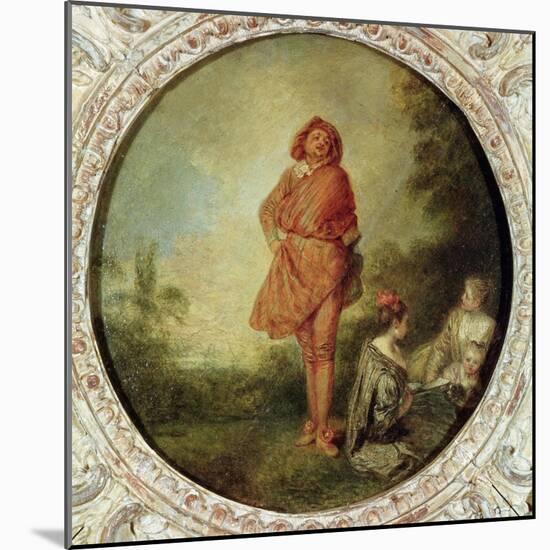 The Proud Man, 1715-Jean Antoine Watteau-Mounted Giclee Print