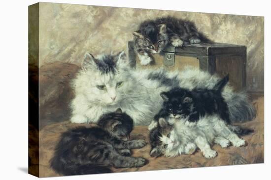 The Proud Mother-Charles Van Den Eycken-Stretched Canvas