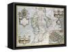 The Province of Connaugh Map-John Speede-Framed Stretched Canvas