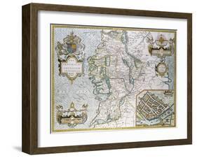 The Province of Connaugh Map-John Speede-Framed Giclee Print