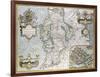 The Province of Connaugh Map-John Speede-Framed Giclee Print