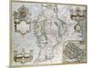 The Province of Connaugh Map-John Speede-Mounted Giclee Print