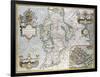 The Province of Connaugh Map-John Speede-Framed Giclee Print