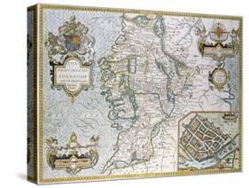 The Province of Connaugh Map-John Speede-Stretched Canvas