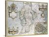 The Province of Connaugh Map-John Speede-Stretched Canvas