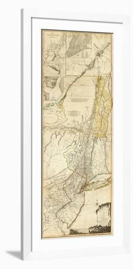 The Provinces of New York, and New Jersey, c.1776-Thomas Jefferys-Framed Art Print