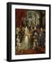 The Proxy Marriage of Marie De Medici and Henri Iv, 5th October 1600, 1621-25-Peter Paul Rubens-Framed Giclee Print