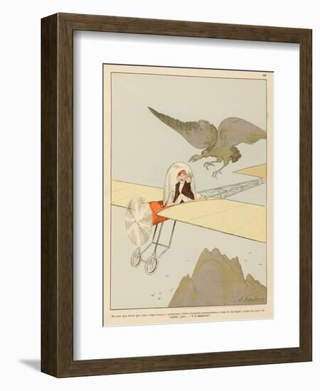 The Prudent Aviator Must Remember That He is Sharing the Airspace with Others-Joaquin Xaudaro-Framed Art Print