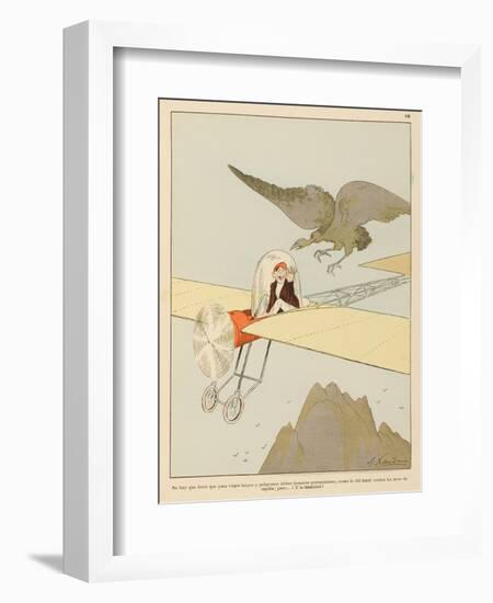 The Prudent Aviator Must Remember That He is Sharing the Airspace with Others-Joaquin Xaudaro-Framed Art Print