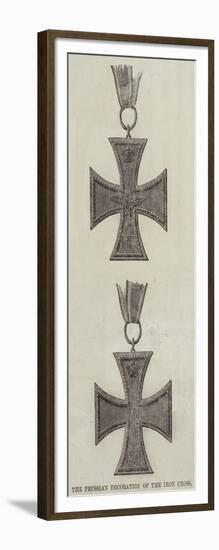 The Prussian Decoration of the Iron Cross-null-Framed Giclee Print