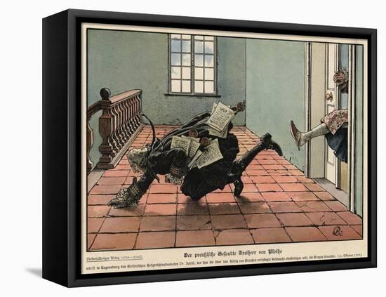 The Prussian Envoy Freiherr Von Plotho-Carl Rochling-Framed Stretched Canvas