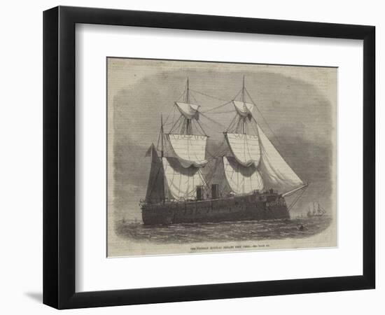 The Prussian Ironclad Frigate Kron Prinz-Edwin Weedon-Framed Giclee Print