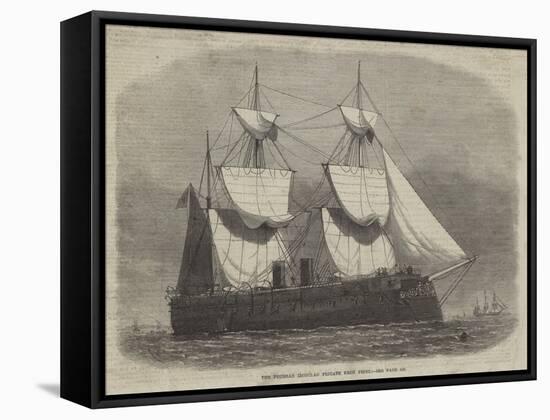 The Prussian Ironclad Frigate Kron Prinz-Edwin Weedon-Framed Stretched Canvas