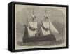The Prussian Ironclad Frigate Kron Prinz-Edwin Weedon-Framed Stretched Canvas