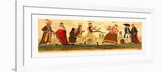 The Prussian Prize-Fighter and His Allies Attempting to Tame Imperial Kate-null-Framed Giclee Print