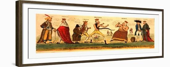 The Prussian Prize-Fighter and His Allies Attempting to Tame Imperial Kate-null-Framed Giclee Print