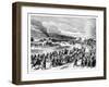 The Prussians Storming the Redoubts of Duppel, 18 April 1864-null-Framed Giclee Print