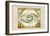 The Ptolemaic View of the Universe-Andreas Cellarius-Framed Art Print