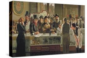 The Public Bar, 1883-John Henry Henshall-Stretched Canvas