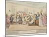 The Public Breakfast, Plate 11 from the Series "The Comforts of Bath", 1798-Thomas Rowlandson-Mounted Giclee Print