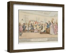 The Public Breakfast, Plate 11 from the Series "The Comforts of Bath", 1798-Thomas Rowlandson-Framed Giclee Print