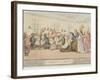 The Public Breakfast, Plate 11 from the Series "The Comforts of Bath", 1798-Thomas Rowlandson-Framed Giclee Print