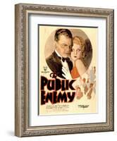 The Public Enemy, 1931-null-Framed Art Print