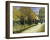The Public Garden-Vincent van Gogh-Framed Giclee Print