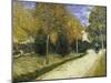 The Public Garden-Vincent van Gogh-Mounted Giclee Print