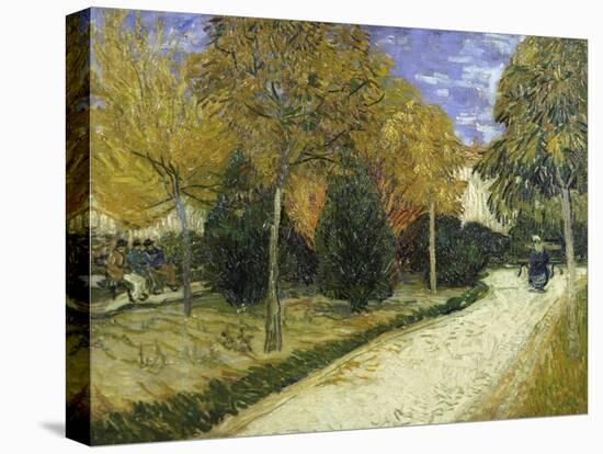 The Public Garden-Vincent van Gogh-Stretched Canvas