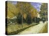 The Public Garden-Vincent van Gogh-Stretched Canvas