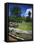 The Puckett Cabin, Blue Ridge Parkway, Virginia, USA-Charles Gurche-Framed Stretched Canvas