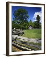 The Puckett Cabin, Blue Ridge Parkway, Virginia, USA-Charles Gurche-Framed Premium Photographic Print