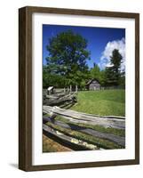 The Puckett Cabin, Blue Ridge Parkway, Virginia, USA-Charles Gurche-Framed Photographic Print