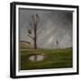 The Puddle, 2017 (Oil on Panel)-Chris Ross Williamson-Framed Giclee Print