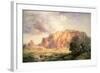 The Pueblo of Acoma, New Mexico-Thomas Moran-Framed Giclee Print