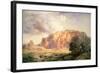 The Pueblo of Acoma, New Mexico-Thomas Moran-Framed Giclee Print