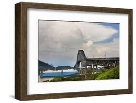 The Puente De Las Americas near Panama City.-Jon Hicks-Framed Photographic Print