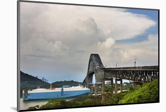 The Puente De Las Americas near Panama City.-Jon Hicks-Mounted Photographic Print