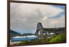 The Puente De Las Americas near Panama City.-Jon Hicks-Framed Photographic Print