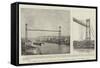 The Puente De Palacio, the New Bridge over the Nervion at Bilbao in the North of Spain-null-Framed Stretched Canvas