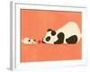 The Pug and the Panda-Jay Fleck-Framed Art Print