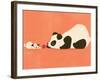 The Pug and the Panda-Jay Fleck-Framed Art Print