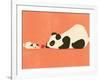 The Pug and the Panda-Jay Fleck-Framed Art Print