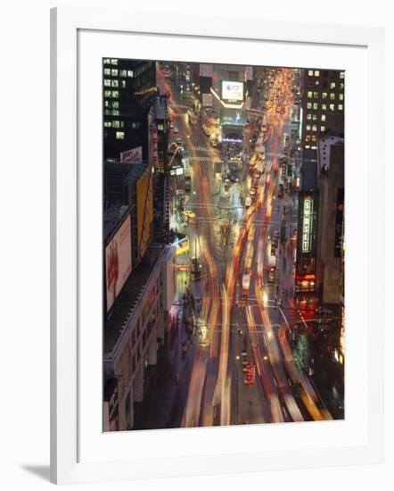 The Pulse of Times Square-null-Framed Art Print