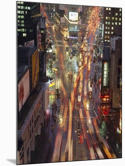 The Pulse of Times Square-null-Mounted Art Print