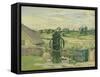The Pump, Nash End-Albert Rutherston-Framed Stretched Canvas
