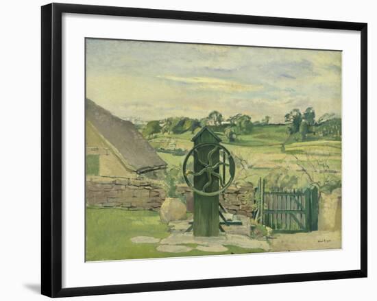 The Pump, Nash End-Albert Rutherston-Framed Giclee Print